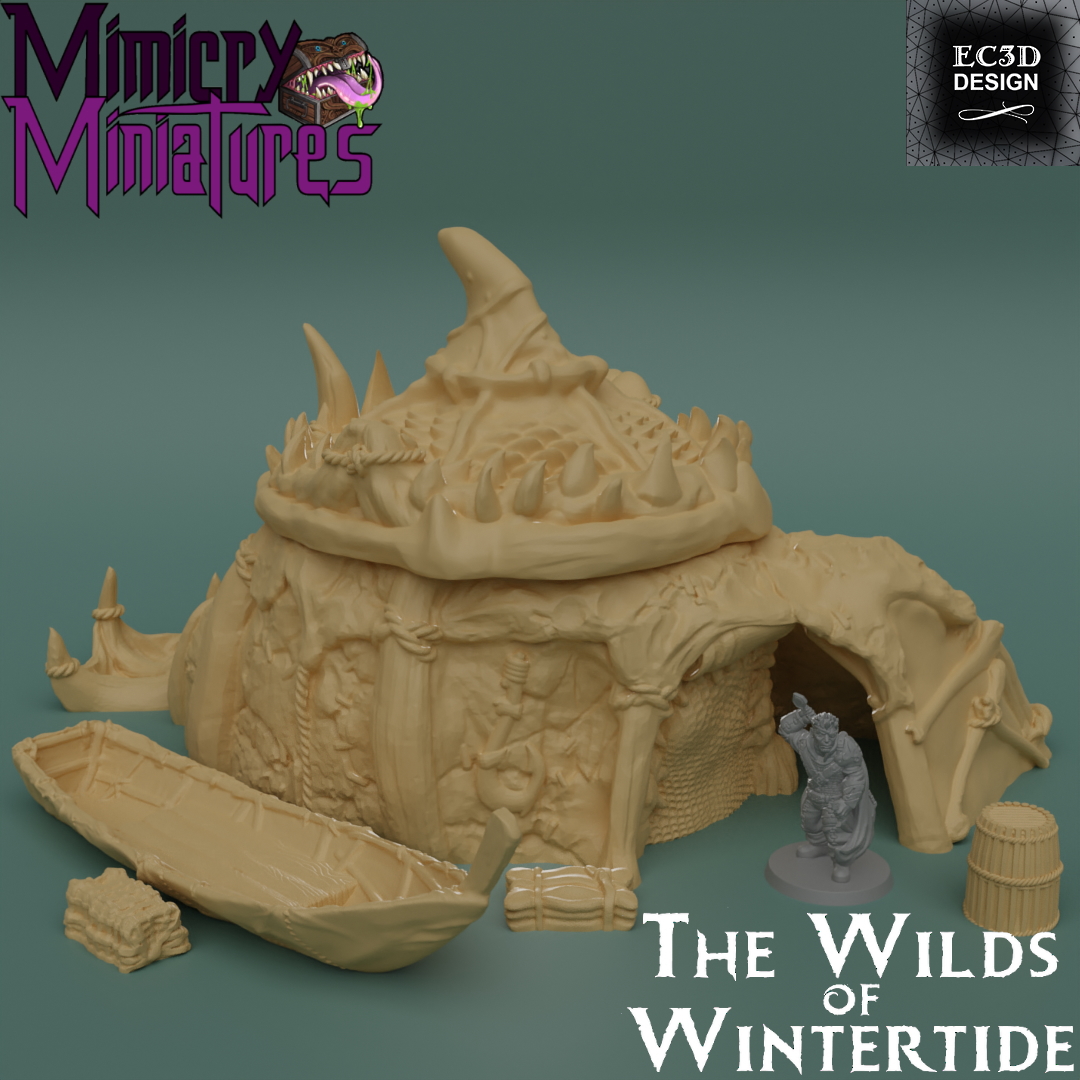 Ice Tribe Fishing Hut - EC3D Wilds of Wintertide image 1